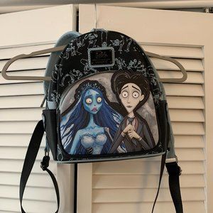 NWT CORPSE BRIDE TIM BURTON LOUNGEFLY GLOW IN THE DARK BACKPACK SDCC EXCLUSIVE